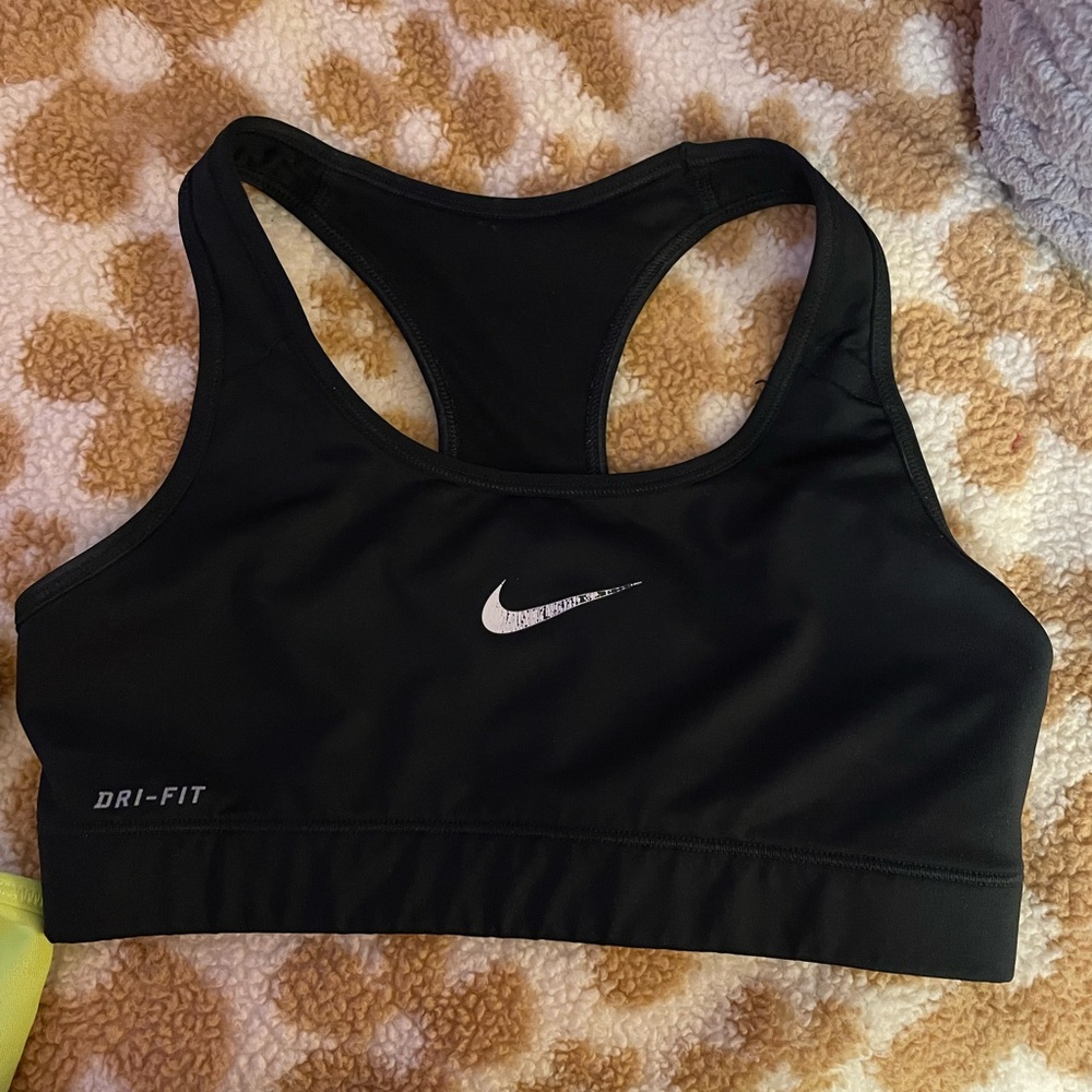Nike Dri-FIT Black Sports Bra